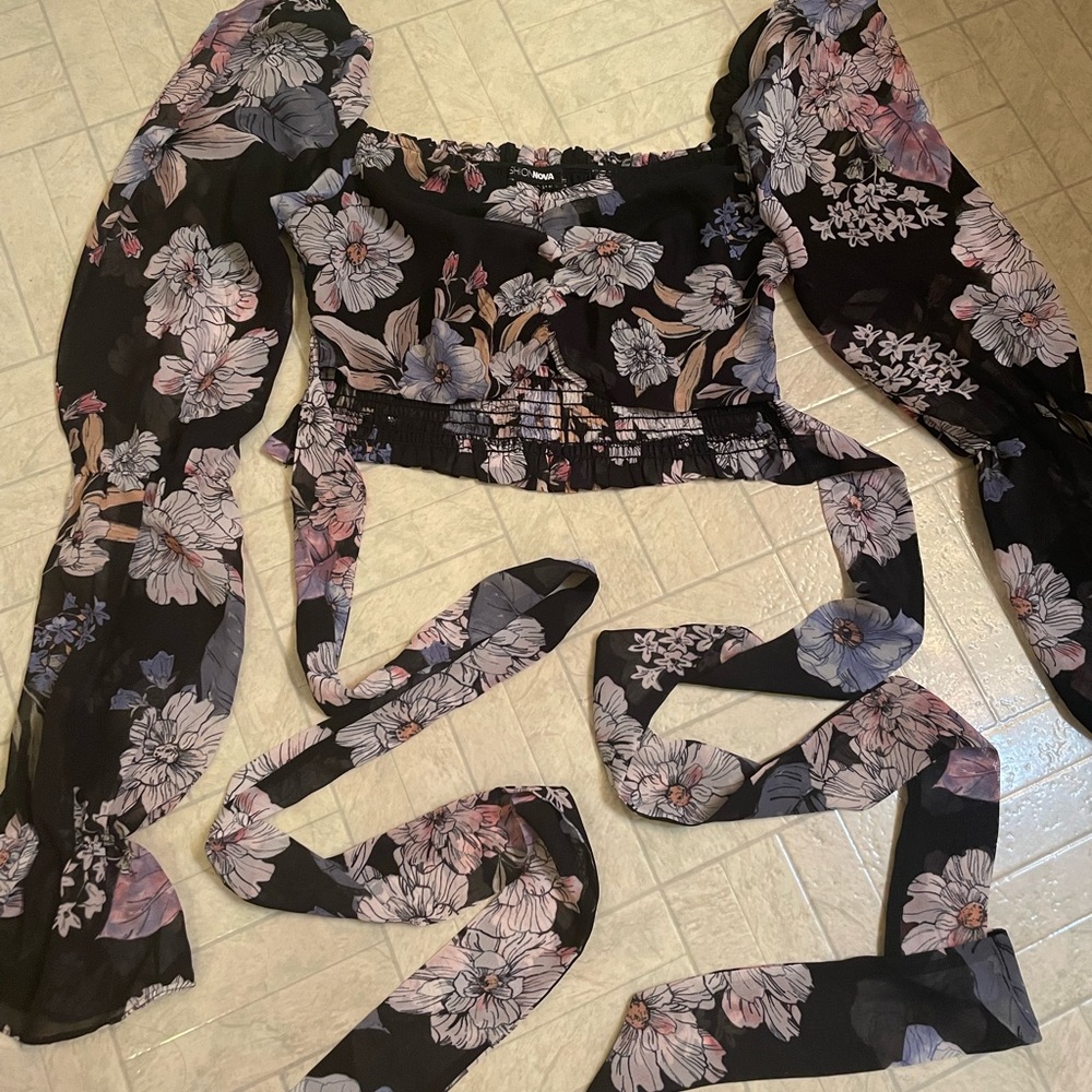 Floral Crop Top